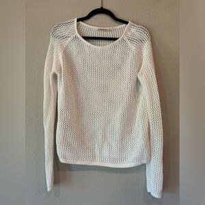 Esqualo White Knit Sweater